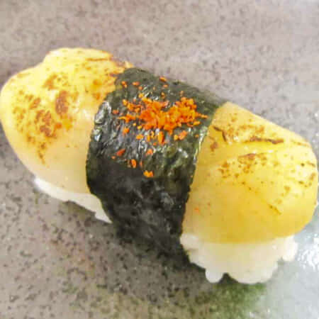 ほたて漬け焼き｜小平市で鮨のテイクアウト・デリバリーなら鮨 比良乃