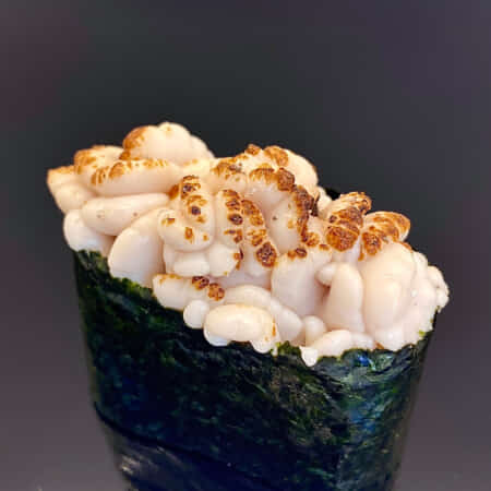 北海道【白子の塩炙り】香ばしくクリーミー｜小平市で鮨のテイクアウト・デリバリーなら鮨 比良乃